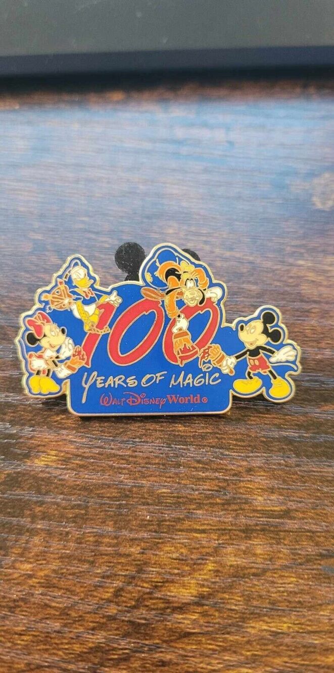 RETIRED 2002 WALT DISNEY WORLD 100 YEARS OF MAGIC EVENT FAB 4 PAINTING LOGO PIN